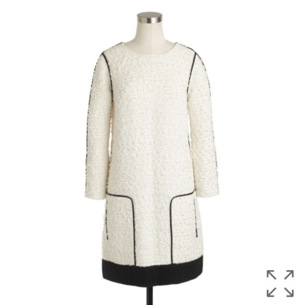 J.Crew Collection Snow Tweed Dress, Size 6 - Picture 7 of 9